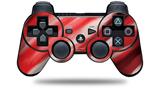 Sony PS3 Controller Decal Style Skin - Paint Blend Red (CONTROLLER NOT INCLUDED)