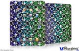 iPad Skin - Splatter Girly Skull Rainbow