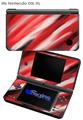 Paint Blend Red - Decal Style Skin fits Nintendo DSi XL (DSi SOLD SEPARATELY)