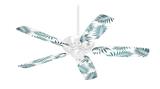 Palms 02 Green - Ceiling Fan Skin Kit fits most 42 inch fans (FAN and BLADES SOLD SEPARATELY)