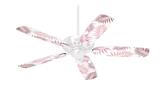 Palms 02 Pink - Ceiling Fan Skin Kit fits most 42 inch fans (FAN and BLADES SOLD SEPARATELY)