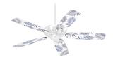 Palms 02 Purple - Ceiling Fan Skin Kit fits most 42 inch fans (FAN and BLADES SOLD SEPARATELY)
