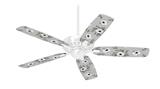 Poppy Grey - Ceiling Fan Skin Kit fits most 42 inch fans (FAN and BLADES SOLD SEPARATELY)