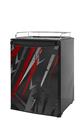Kegerator Skin - Baja 0014 Red Dark (fits medium sized dorm fridge and kegerators)