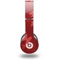 WraptorSkinz Skin Decal Wrap compatible with Beats Solo HD (Original) Bokeh Butterflies Red (HEADPHONES NOT INCLUDED)
