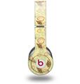 WraptorSkinz Skin Decal Wrap compatible with Beats Solo HD (Original) Sea Shells 02 Yellow Sunshine (HEADPHONES NOT INCLUDED)