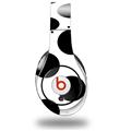 WraptorSkinz Skin Decal Wrap compatible with Beats Studio (Original) Headphones Kearas Polka Dots White And Black Skin Only (HEADPHONES NOT INCLUDED)