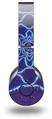 WraptorSkinz Skin Decal Wrap compatible with Beats Wireless (Original) Headphones Tie Dye Purple Stars Skin Only (HEADPHONES NOT INCLUDED)