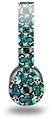 WraptorSkinz Skin Decal Wrap compatible with Beats Wireless (Original) Headphones Splatter Girly Skull Rainbow Skin Only (HEADPHONES NOT INCLUDED)