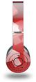 WraptorSkinz Skin Decal Wrap compatible with Beats Wireless (Original) Headphones Bokeh Squared Red Skin Only (HEADPHONES NOT INCLUDED)