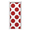 Kearas Polka Dots Brick Door Skin (fits doors up to 34x84 inches)