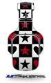 Hearts and Stars Red Decal Style Skin (fits Tritton AX Pro Gaming Headphones - HEADPHONES NOT INCLUDED) 