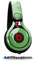 WraptorSkinz Skin Decal Wrap compatible with Beats Mixr Headphones Bokeh Squared Green Skin Only (HEADPHONES NOT INCLUDED)