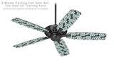 Locknodes 02 Seafoam Green - Ceiling Fan Skin Kit fits most 52 inch fans (FAN and BLADES SOLD SEPARATELY)