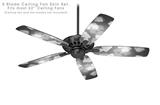 Bokeh Squared Grey - Ceiling Fan Skin Kit fits most 52 inch fans (FAN and BLADES SOLD SEPARATELY)