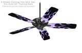 Metal Flames Purple - Ceiling Fan Skin Kit fits most 52 inch fans (FAN and BLADES SOLD SEPARATELY)
