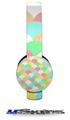 Brushed Cirlces Multi Light Decal Style Skin (fits Sol Republic Tracks Headphones - HEADPHONES NOT INCLUDED) 